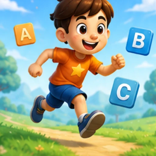Word Match vocabulary puzzle game for kids