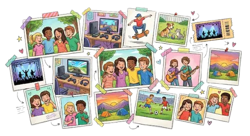 Picture Picker word to image vocabulary game for kids
